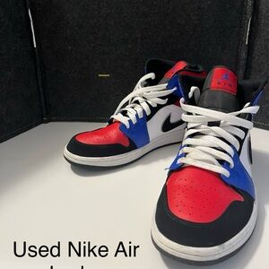 Nike Air Sneakers - Red, Black, Blue
